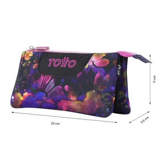 Estojo Escolar Triplo Tablero TOTTO 5Q5 Multicolor | Ref. 330.AC52ECO01216Z5Q5 Estojo Escolar Triplo Tablero TOTTO 5Q5 Multicolor | Ref. 330.AC52ECO01216Z5Q5