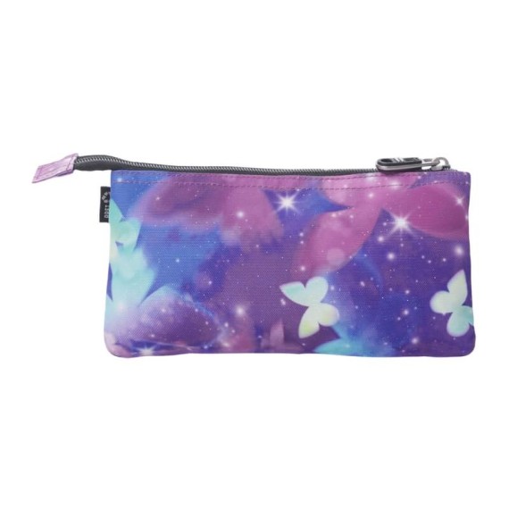 Estojo Escolar Triplo Tablero Glitter TOTTO 5Q6 Roxo | Ref. 330.AC52ECO01211Z5Q6 Estojo Escolar Triplo Tablero Glitter TOTTO 5Q6 Roxo | Ref. 330.AC52ECO01211Z5Q6