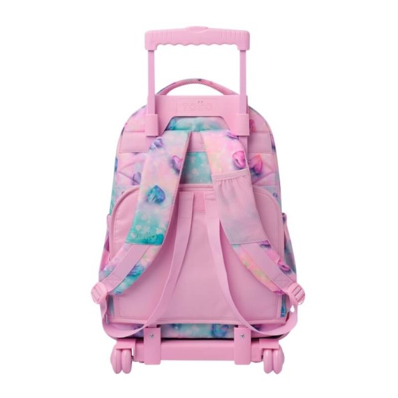 Mochila Escolar Compacta c/ Rodas Renglones TOTTO 1KB Rosa | Ref. 330.MA03ECO00611P1KB