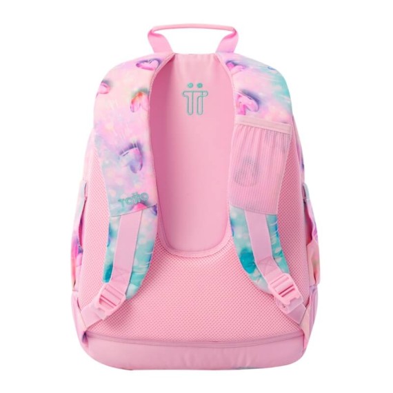 Mochila Escolar Rayol Glitter TOTTO 1KB Rosa | Ref. 330.MA04ECO00211N1KB