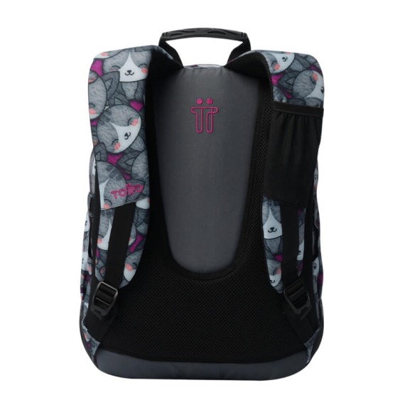 Mochila Escolar Rayol TOTTO 7YI Cinza | Ref. 330.MA04ECO00216N7YI