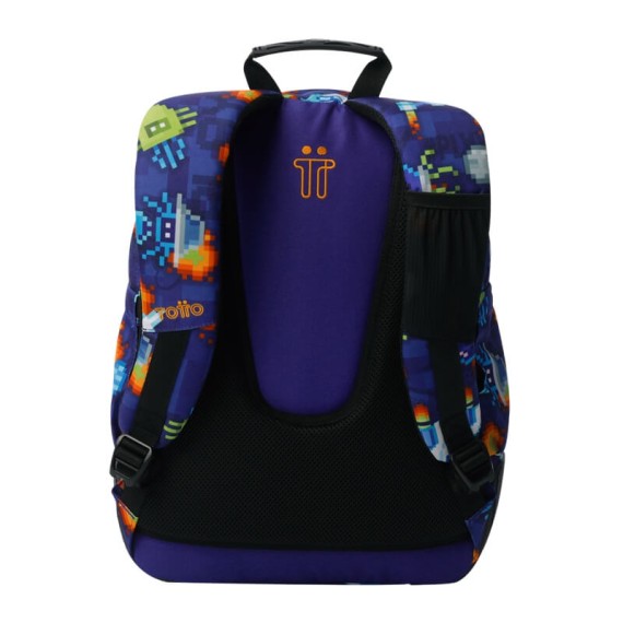 Mochila Escolar Rayol Space Blue TOTTO 8FK Roxo | Ref. 330.MA04ECO00216N8FK