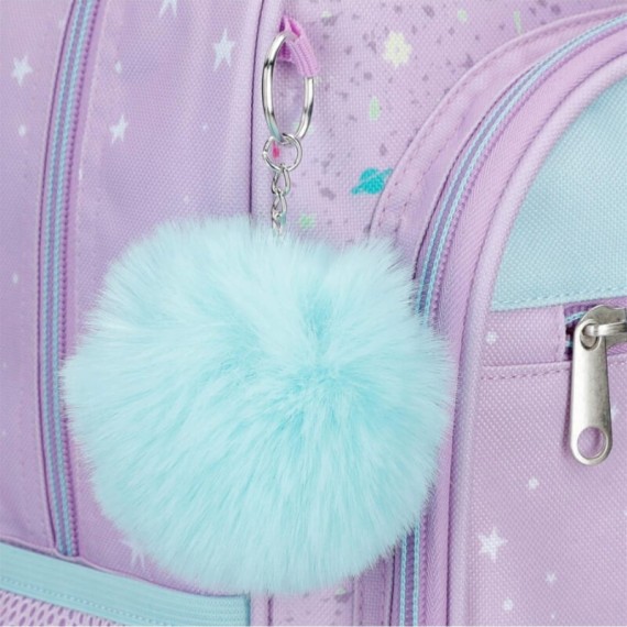 Mochila Infantil 28cm STITCH Lovely Lilás | Ref. 186.3162141