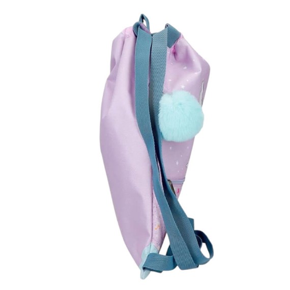 Mochila Saco c/ Bolso Frontal STITCH Lovely Lilás | Ref. 186.3163841 Mochila Saco c/ Bolso Frontal STITCH Lovely Lilás | Ref. 186.3163841
