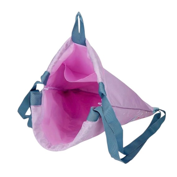 Mochila Saco c/ Bolso Frontal STITCH Lovely Lilás | Ref. 186.3163841 Mochila Saco c/ Bolso Frontal STITCH Lovely Lilás | Ref. 186.3163841