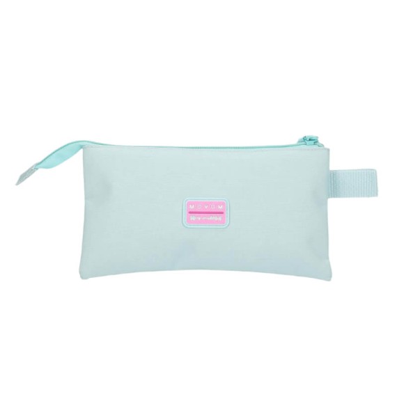 Estojo Escolar Triplo MOVOM I Love Sea Life Turquesa | Ref. 186.3054341 Estojo Escolar Triplo MOVOM I Love Sea Life Turquesa | Ref. 186.3054341