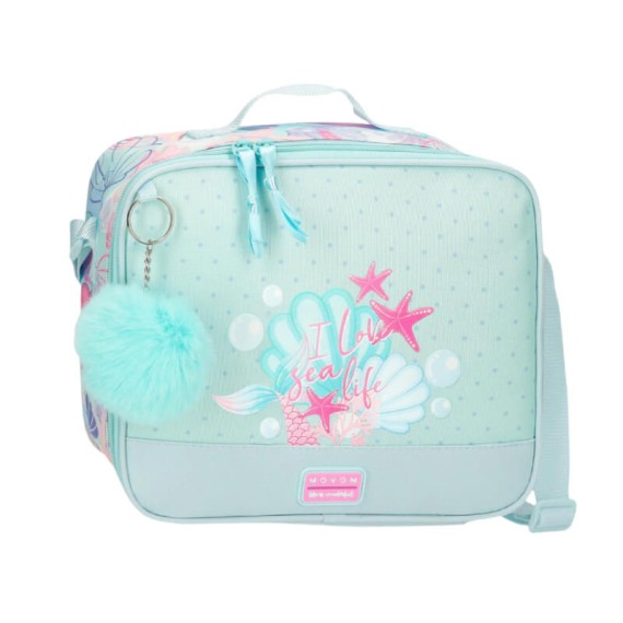 Lancheira Térmica Adaptável MOVOM I Love Sea Life Turquesa | Ref. 186.3054841 Lancheira Térmica Adaptável MOVOM I Love Sea Life Turquesa | Ref. 186.3054841