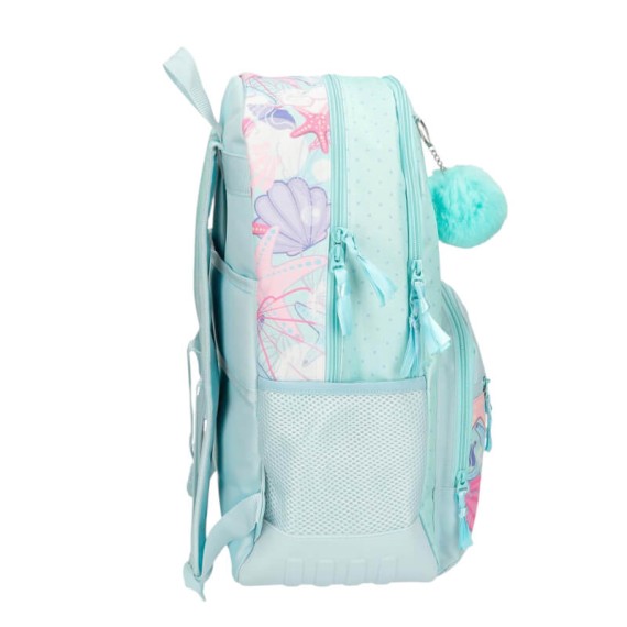 Mochila Adap 44cm 2C MOVOM I Love Sea Life Turquesa | Ref. 186.30526D1 Mochila Adap 44cm 2C MOVOM I Love Sea Life Turquesa | Ref. 186.30526D1
