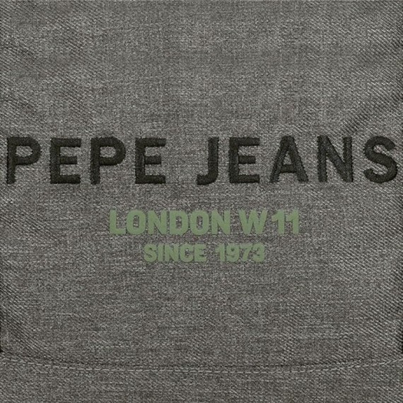 Estojo Escolar 3C. PEPE JEANS Edmon Cinza | Ref. 186.6914722