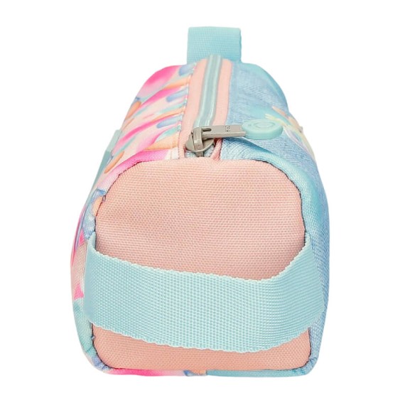 Estojo Escolar Redondo ENSO Bubbles Azul Ganga | Ref. 186.9784121