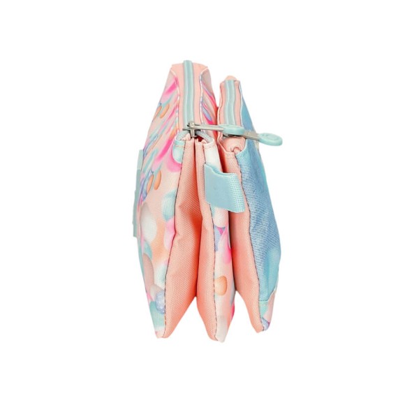 Estojo Escolar Triplo ENSO Bubbles Azul Ganga | Ref. 186.9784321