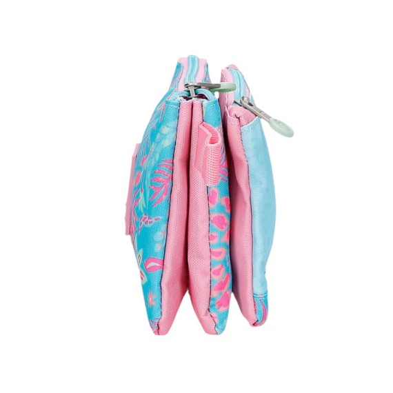 Estojo Escolar Triplo ENSO Jungle Mood Azul | Ref. 186.9814321