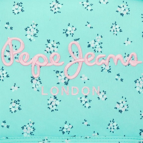 Estojo Escolar Triplo PEPE JEANS Nora Turquesa | Ref. 186.6044342 Estojo Escolar Triplo PEPE JEANS Nora Turquesa | Ref. 186.6044342
