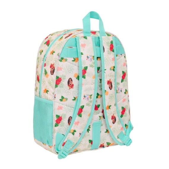 Mochila Escolar Adap. 42Cm VAIANA Ocean Sisters Turquesa | Ref. 248.612442180