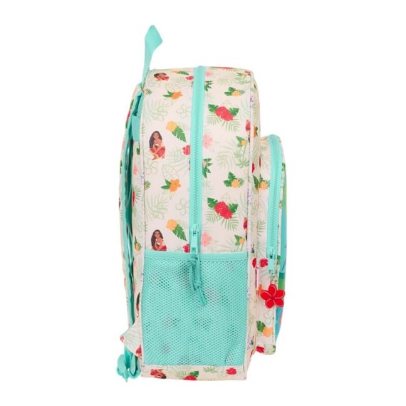 Mochila Escolar Adap. 42Cm VAIANA Ocean Sisters Turquesa | Ref. 248.612442180