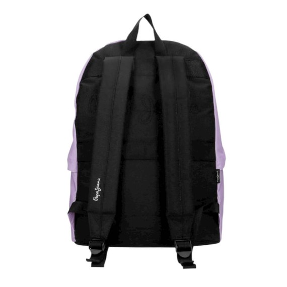 Mochila para Portátil + Estojo PEPE JEANS Aris Colorful Lilás | Ref. 186.63292H2