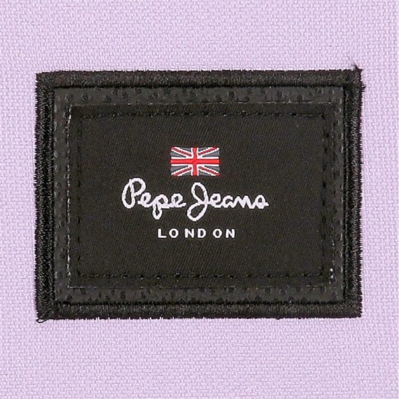 Mochila para Portátil + Estojo PEPE JEANS Aris Colorful Lilás | Ref. 186.63292H2