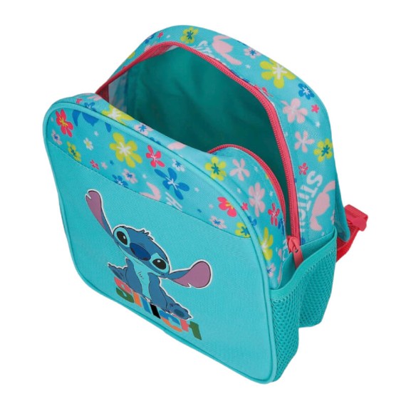 Mochila Pré-Escolar Adap. 25cm c/ Carro STITCH Aloha Azul | Ref. 186.49520T2 Mochila Pré-Escolar Adap. 25cm c/ Carro STITCH Aloha Azul | Ref. 186.49520T2