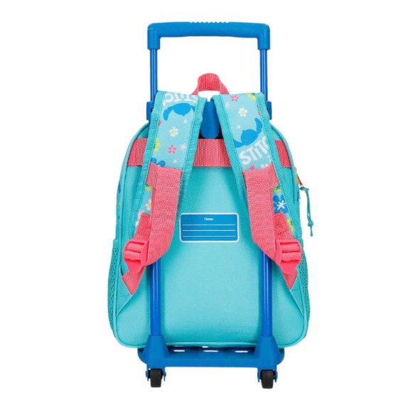 Mochila Pré-Escolar Adap. 28cm c/ Carro STITCH Aloha Azul | Ref. 186.49521T2 Mochila Pré-Escolar Adap. 28cm c/ Carro STITCH Aloha Azul | Ref. 186.49521T2