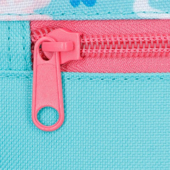 Mochila Pré-Escolar Adap. 28cm c/ Carro STITCH Aloha Azul | Ref. 186.49521T2 Mochila Pré-Escolar Adap. 28cm c/ Carro STITCH Aloha Azul | Ref. 186.49521T2