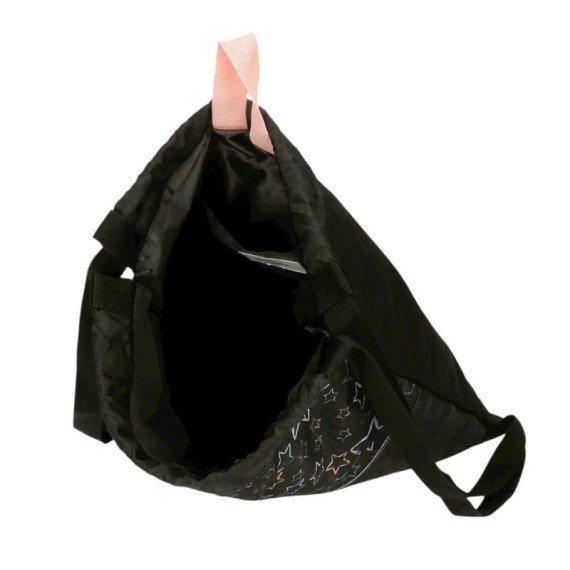 Mochila Saco c/ Bolso Frontal PEPE JEANS Cintia Preta | Ref. 186.6013841