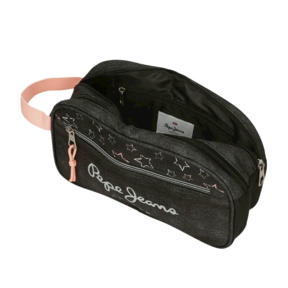 Necessaire Adaptável 2C PEPE JEANS Cintia Preta | Ref. 186.6014441 Necessaire Adaptável 2C PEPE JEANS Cintia Preta | Ref. 186.6014441