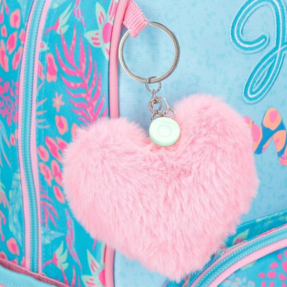 Saco / Mochila c/ Zip ENSO Jungle Mood Azul | Ref. 186.9813821