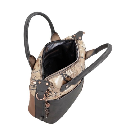 ANEKKE Mala de Mão c/ Tiracolo Real Smart Pack Cinza | Ref.  280.41781-403