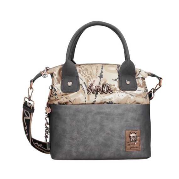 ANEKKE Mala de Mão c/ Tiracolo Real Smart Pack Cinza | Ref.  280.41781-403