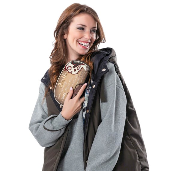 ANEKKE Bolsa / Carteira RFID Manifesto Castanha | Ref. 280.41719-709