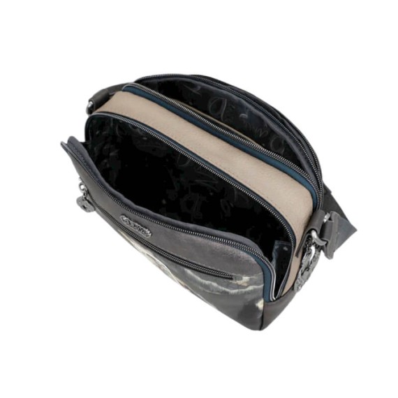 ANEKKE Bolsa de Tiracolo 2C c/ Bolso Frontal Manifesto Castanha | Ref. 280.41713-183