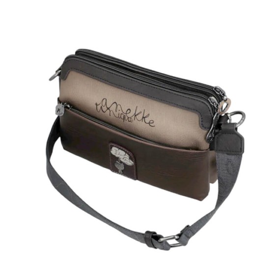 ANEKKE Bolsa de Tiracolo 2C Manifesto Castanha | Ref. 280.41713-160