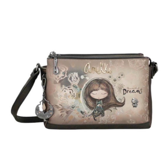 ANEKKE Bolsa de Tiracolo 3C Real Taupe | Ref. 280.41703-184