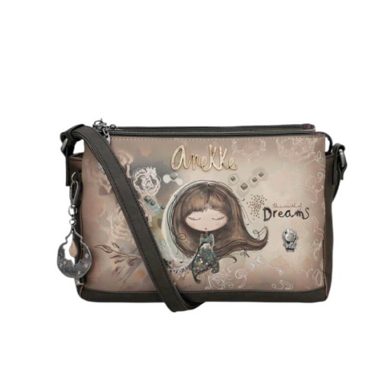 ANEKKE Bolsa de Tiracolo 3C Real Taupe | Ref. 280.41703-184