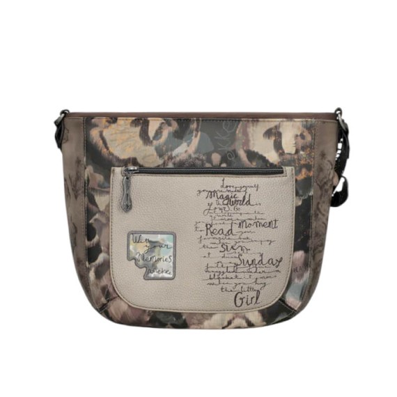 ANEKKE Bolsa de Tiracolo Oval Média Real Taupe | Ref. 280.41703-517