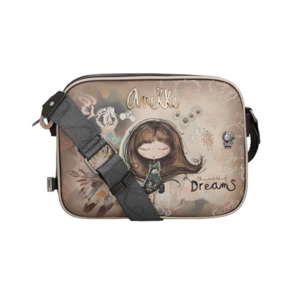 ANEKKE Bolsa de Tiracolo Tripla Real Taupe | Ref. 280.41703-188
