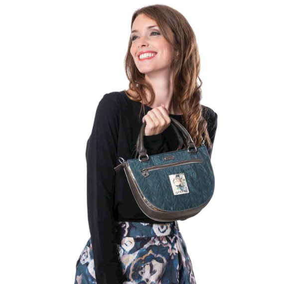 ANEKKE Bolsa Oval Pequena Manifesto Castanha | Ref. 280.41713-277