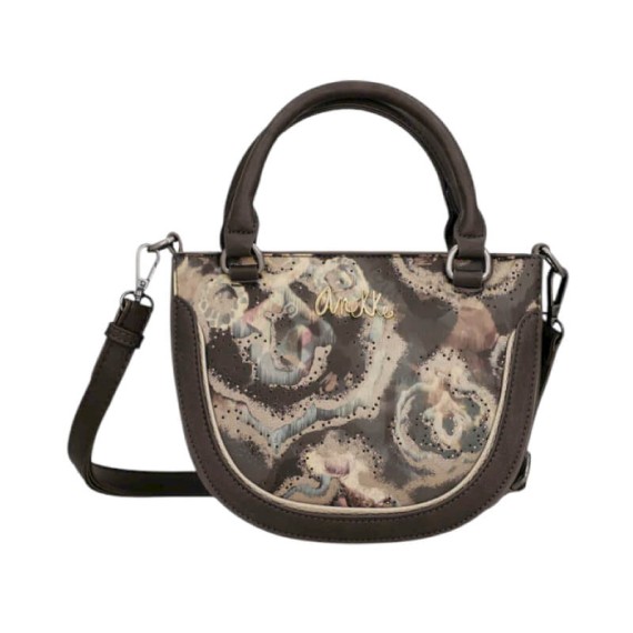 ANEKKE Bolsa Oval Pequena Manifesto Castanha | Ref. 280.41713-277