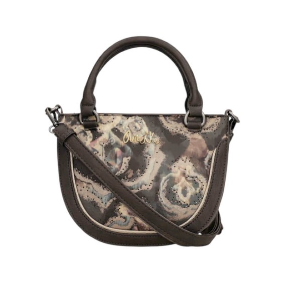 ANEKKE Bolsa Oval Pequena Manifesto Castanha | Ref. 280.41713-277