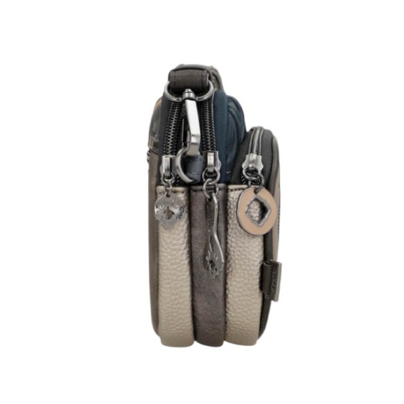 ANEKKE Bolsa Tiracolo 2C Pequena Real Taupe | Ref. 280.41703-445
