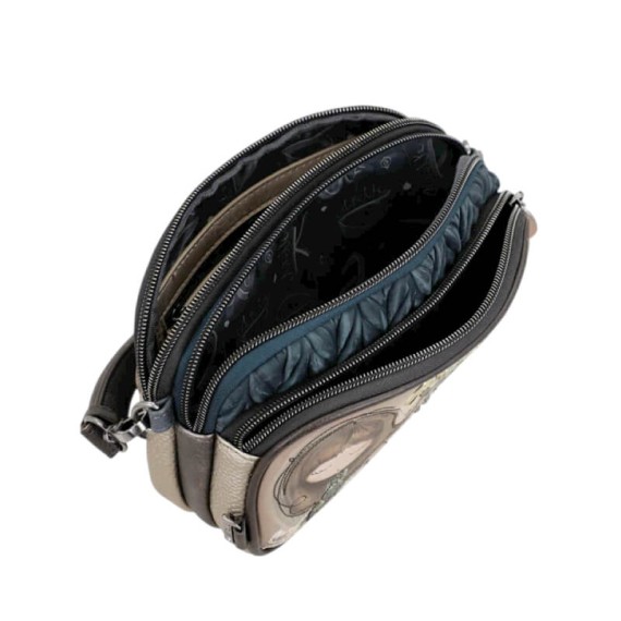 ANEKKE Bolsa Tiracolo 2C Pequena Real Taupe | Ref. 280.41703-445