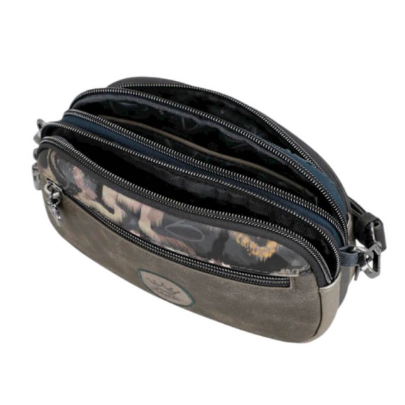 ANEKKE Bolsa Tiracolo 2C Pequena Real Taupe | Ref. 280.41703-445