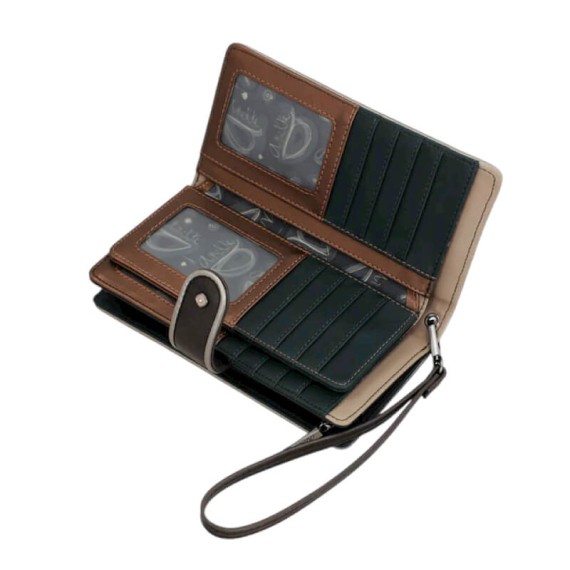 ANEKKE Carteira de Senhora Grande RFID Real Taupe | Ref. 280.41709-901