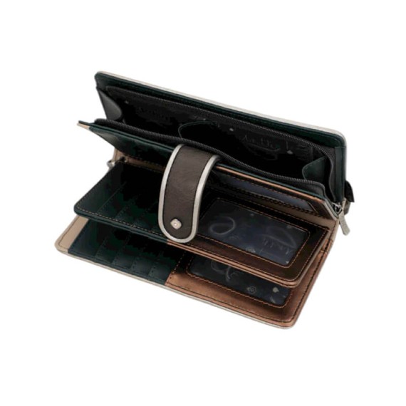 ANEKKE Carteira de Senhora Grande RFID Real Taupe | Ref. 280.41709-901