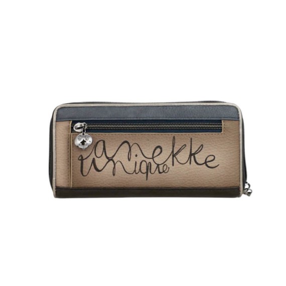 ANEKKE Carteira Grande Estampada RFID Manifesto Castanha | Ref. 280.41719-908