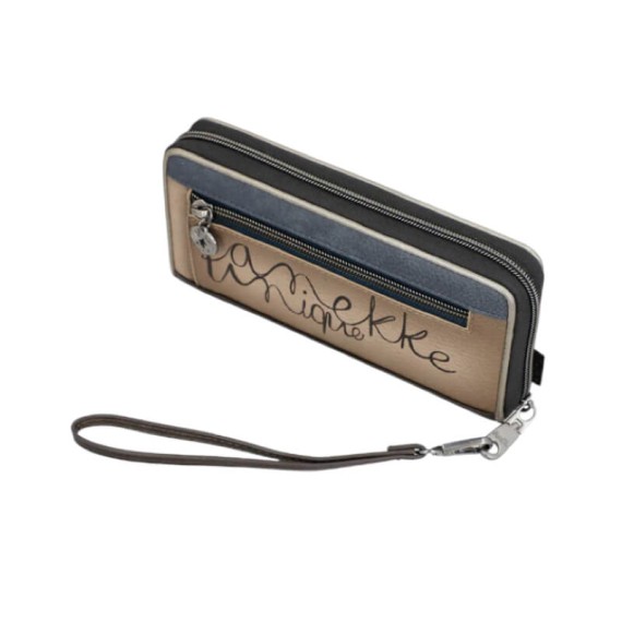 ANEKKE Carteira Grande Estampada RFID Manifesto Castanha | Ref. 280.41719-908