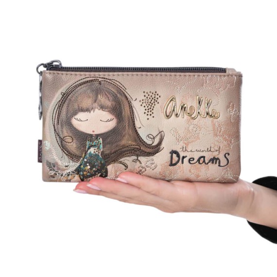 ANEKKE Carteira Grande RFID Real Taupe | Ref. 280.41709-907