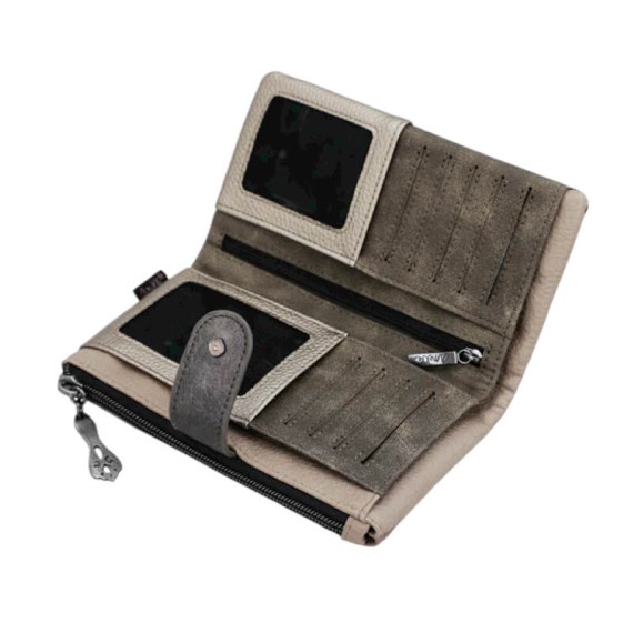 ANEKKE Carteira Grande RFID Real Taupe | Ref. 280.41709-907