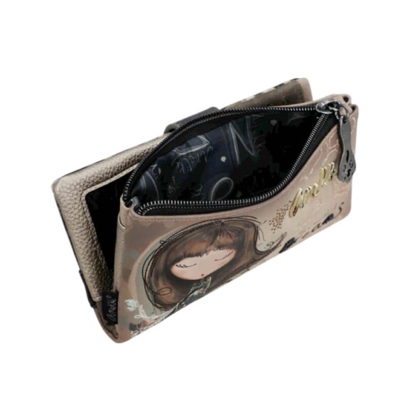 ANEKKE Carteira Grande RFID Real Taupe | Ref. 280.41709-907