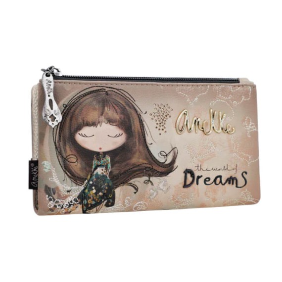 ANEKKE Carteira Grande RFID Real Taupe | Ref. 280.41709-907